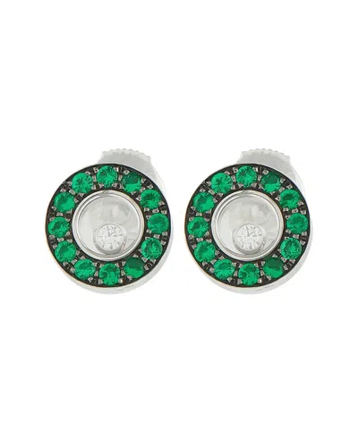 Chopard 18k Emerald Earring (authentic Pre-loved) In Neutral