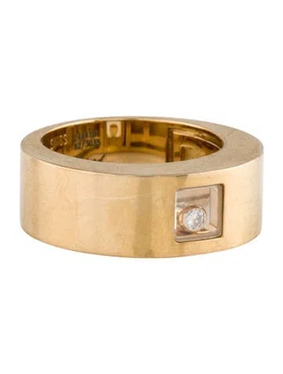 Pre-owned Chopard 18k Happy Diamonds Icon Band Ring In Multi