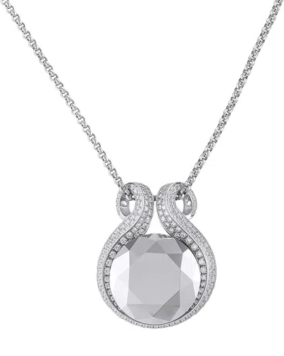 Pre-owned Chopard 18k Hematite Necklace (authentic Pre-loved) In Silver