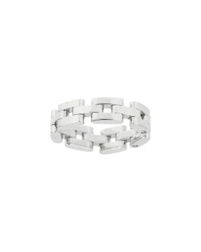 Chopard 18k 0.20 Ct. Tw. Diamond Les Chaines Ring (authentic Pre-loved) In Silver