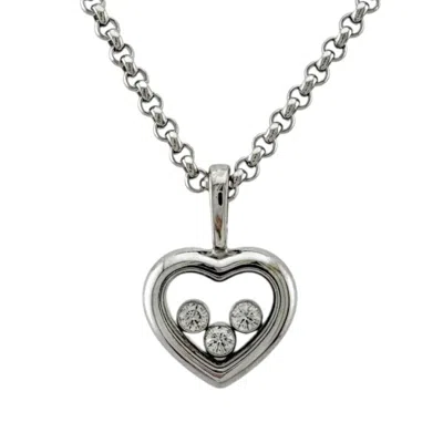 Pre-owned Chopard (18k) Necklace () In White