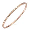 Chopard Womens Rose Gold Ice Cube Pure 18ct Rose-gold And 0.33ct Diamond Bangle