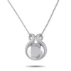 Chopard 18k White Gold Diamond And Hematite Necklace Ch09-031725 In White