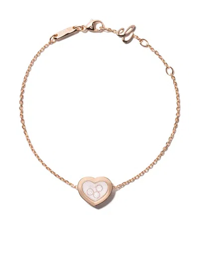 Chopard 18kt Rose Gold Happy Diamonds Icons Bracelet