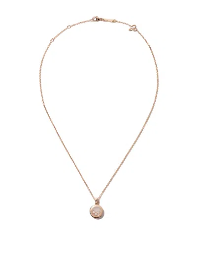 Chopard 18kt Rose Gold Happy Diamonds Icons Necklace