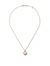 Chopard 18kt Rose Gold Happy Diamonds Icons Pendant Necklace In Rose Gold