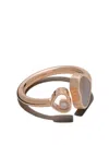 Chopard 18kt Rose Gold Happy Hearts Diamond Ring In Rose Gold