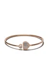 Chopard 18kt Rose Gold Happy Hearts Mother-of-pearl And Diamond Bangle In Rose Gold