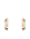 Chopard 18kt Rose Gold Ice Cube Diamond Earrings In Pink