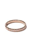Chopard Ice Cube Pure 18ct Rose-gold And Diamond Ring In Fairmined Rose Gold
