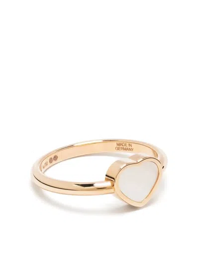 Chopard 18kt Rose Gold My Happy Heart Mother-of-pearl Ring In Pink