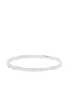 Chopard Ice Cube Bangle Bracelet In 18k White Gold In Silver
