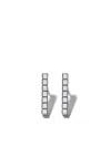 Chopard 18kt White Gold Ice Cube Pure Earrings In Fairmined White Gold