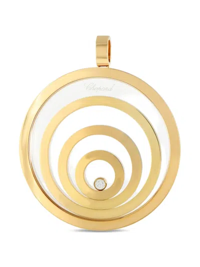 Pre-owned Chopard 18kt Yellow Gold Happy Spirit Diamond Pendant