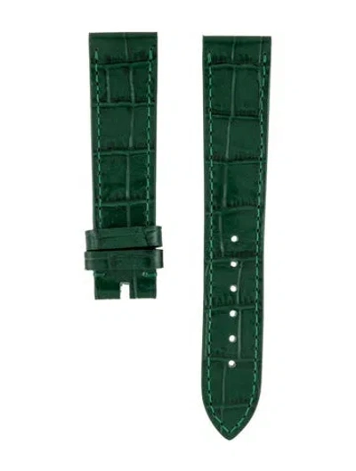 Pre-owned Chopard 18mm Watch Strap In Green