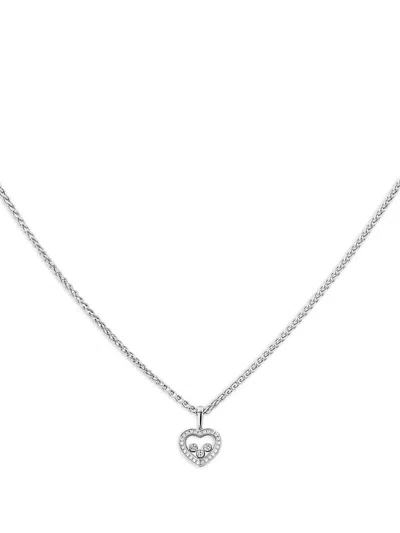 Pre-owned Chopard 2020s White Gold Happy Diamonds Necklace