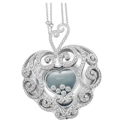 Pre-owned Chopard 5.80 Carat Diamond Heart Necklace In Multi
