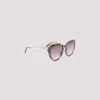 Chopard Acetate Sunglasses In Brown