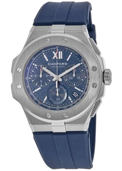 Chopard Alpine Eagle Blue Dial Rubber Strap Men's Watch 298609-3003