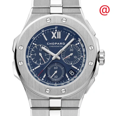 Chopard Alpine Eagle Chronograph Automatic Blue Dial Men's Watch 298609-3001 In Metallic