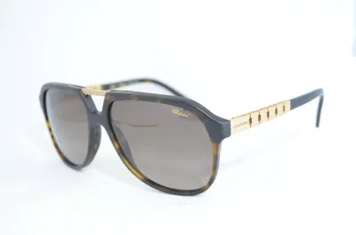 Pre-owned Chopard Authentic  Sch 179 738p Sunglasses In Brown
