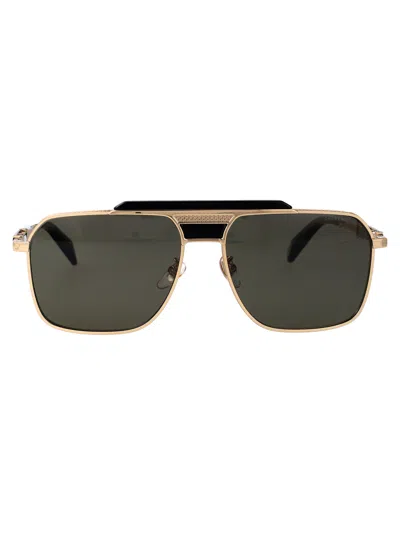 Chopard Aviator Sunglasses Schl31 300 P In Green