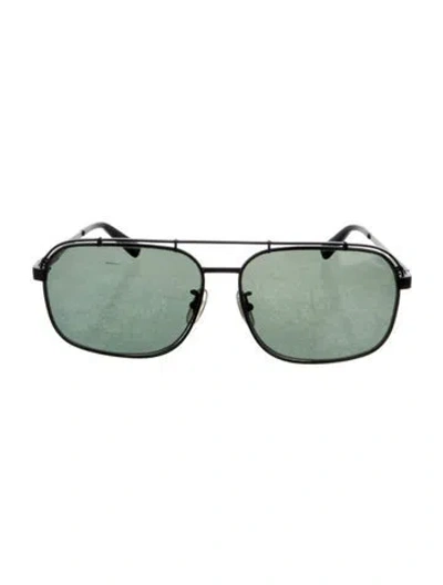 Pre-owned Chopard Aviator Tinted Sunglasses In Black