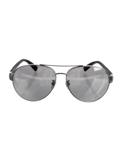 Pre-owned Chopard Aviator Tinted Sunglasses In Black