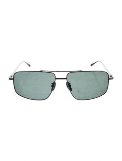 Pre-owned Chopard Aviator Tinted Sunglasses In Silver