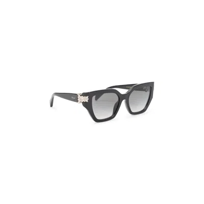 Chopard Black Acetate Sunglasses