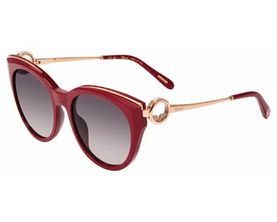Chopard Bordeaux Gradient Butterfly Ladies Sunglasses Schl04s 08la 55 In Metallic