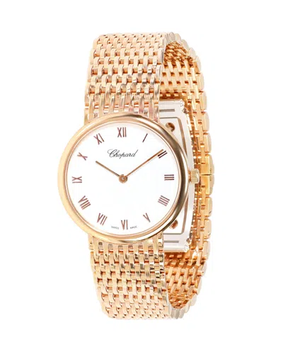Chopard Brand New  Classic 119392-5001 Women's Watch In 18kt Rose Gold In Grey