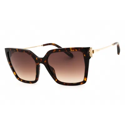 Chopard Brown Gradient Butterfly Ladies Sunglasses Sch371s 0909 56 In ["brown"]