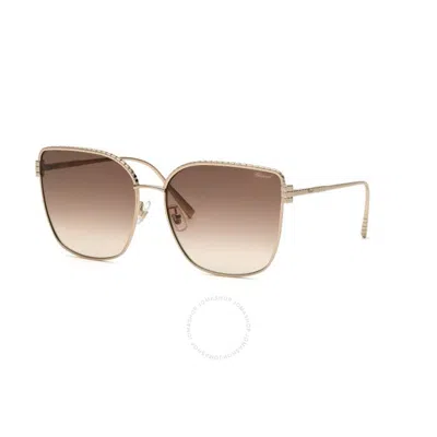 Chopard Brown Gradient Cat Eye Ladies Sunglasses Schg67m 0a39 63