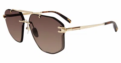 Chopard Brown Navigator Men's Sunglasses Schl23 0300 64 In Pattern