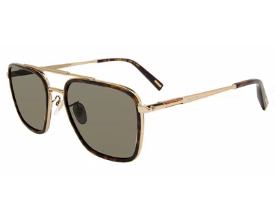 Chopard Brown Navigator Men's Sunglasses Schl24v 8ffp 57 In ["brown","gold Tone"]