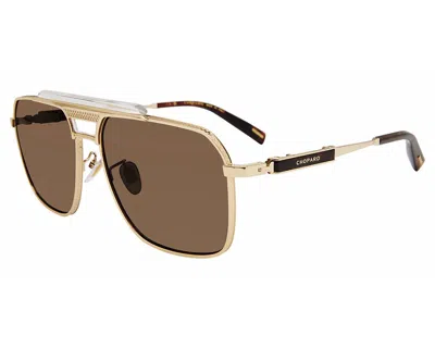 Chopard Brown Navigator Men's Sunglasses Schl31 300z 62 In Pattern