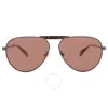 Chopard Brown Pilot Unisex Sunglasses Schf80 0568 60
