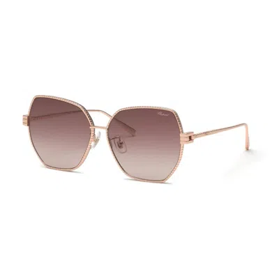 Chopard Brown Pink Gradient Butterfly Ladies Sunglasses Schl28m 08fc 59