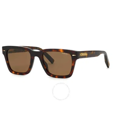 Chopard Brown Square Men's Sunglasses Sch337 722p 52