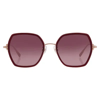 Chopard Burgundy Butterfly Ladies Sunglasses Schl02v 08fc 54