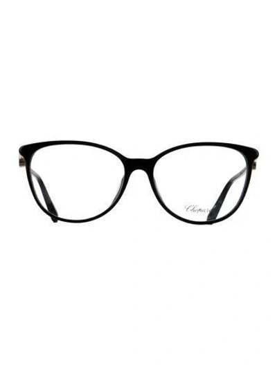 Pre-owned Chopard Cat-eye Eyeglasses In Black