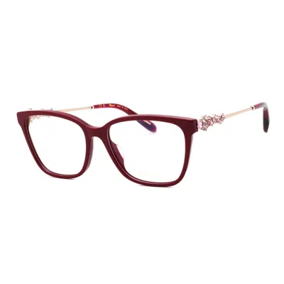 Chopard Cat-eye Eyeglasses With Crystal Temple Detail In Burgundy