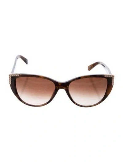 Pre-owned Chopard Cat-eye Gradient Sunglasses In Brown