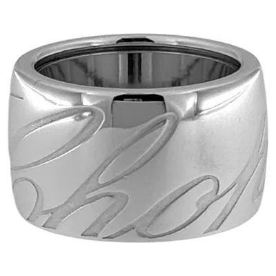 Pre-owned Chopard Issimo White Gold Ring Large Model