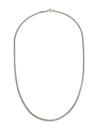 Pre-owned Chopard Circle Chain Link Necklace, 22.5" In Multi
