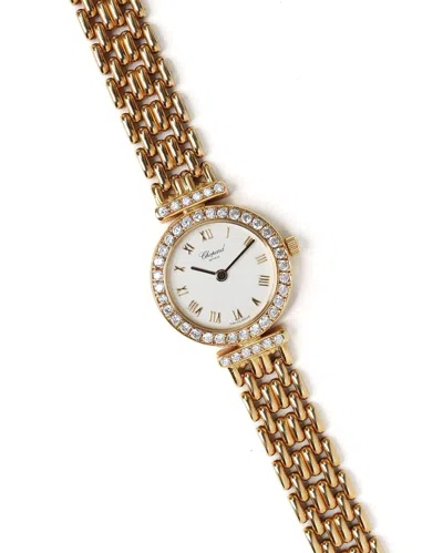Pre-owned Chopard Classic 21mm Ca 1995 18k Watch In White