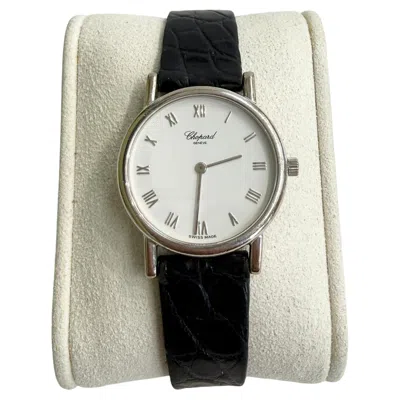 Pre-owned Chopard Classic  18k White Gold 26.5mm Watch With Papers