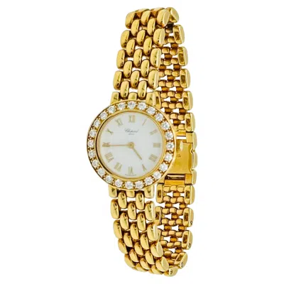 Pre-owned Chopard Classic, Ref. 10/6206. Diamond Bezel Ladies Watch In Multi