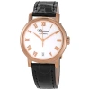 CHOPARD CHOPARD CLASSIC WHITE DIAL 18KT ROSE GOLD AUTOMATIC LADIES WATCH 124200-5001